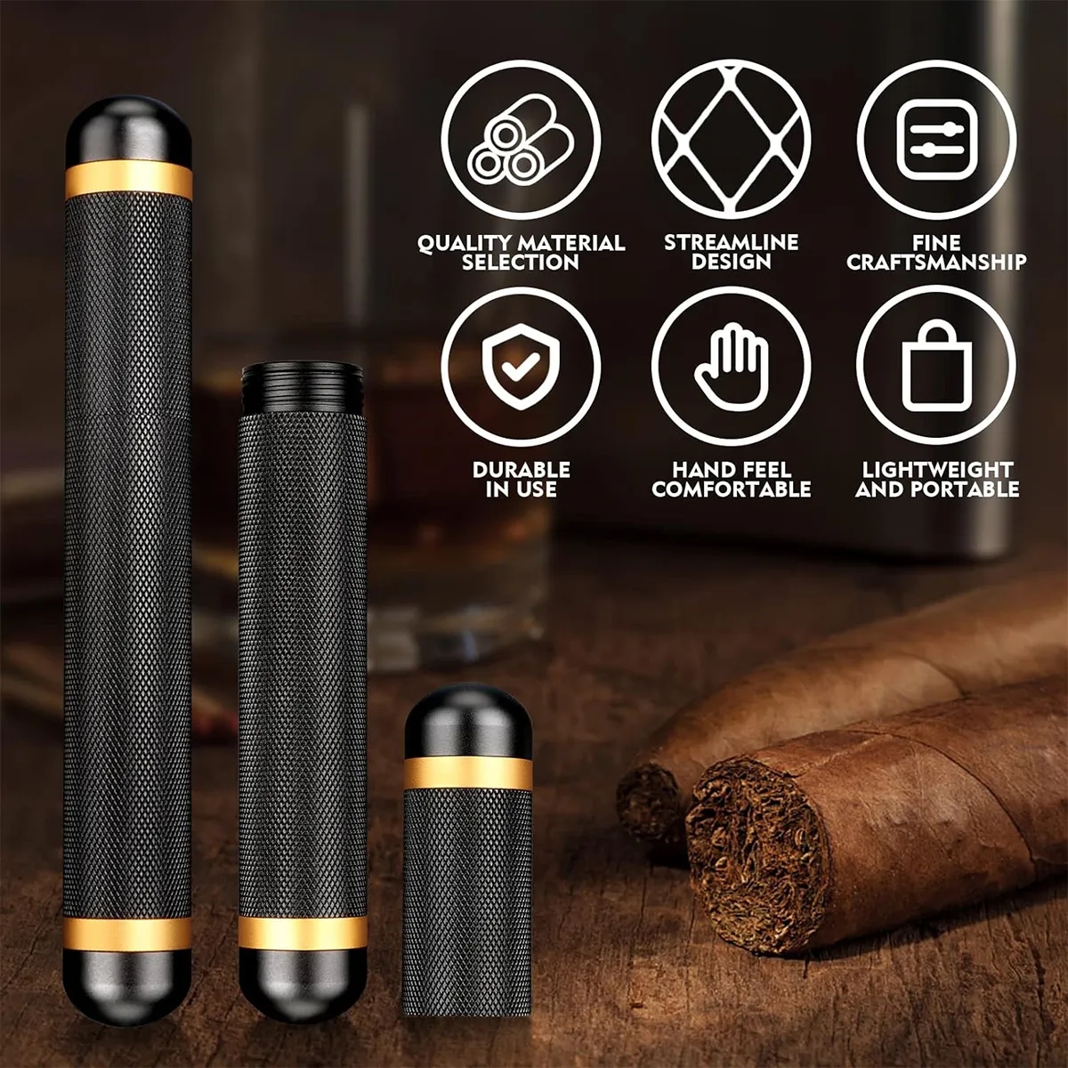 Aluminum Cigar Tube 3