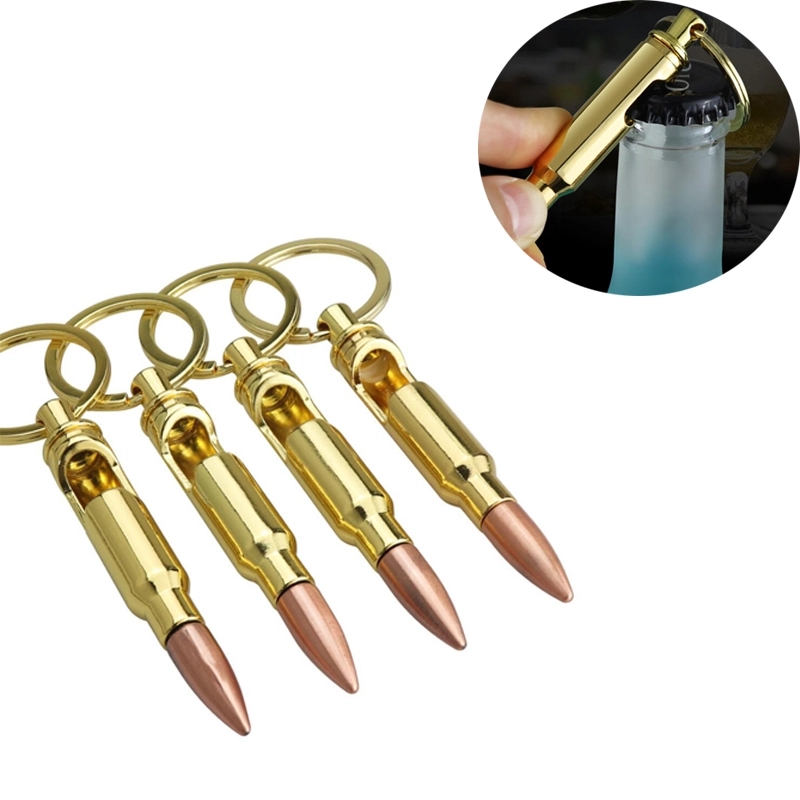 Bullet-shape Bottle Opener Keychain 2