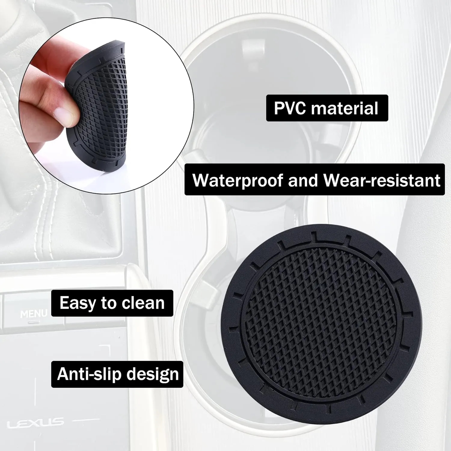PVC Car Coasters 4