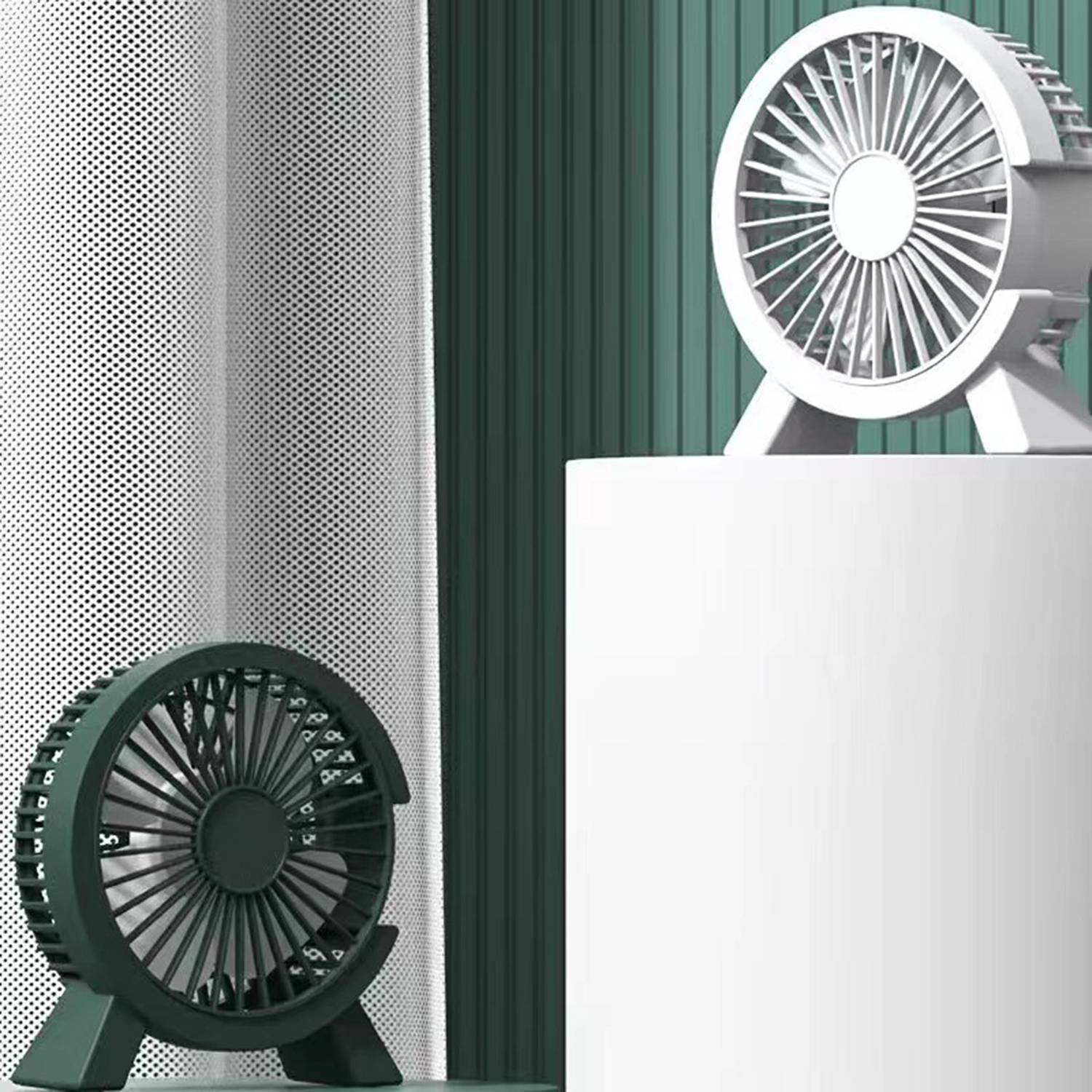 Portable USB Plug in Power Mini Desk Fan 4