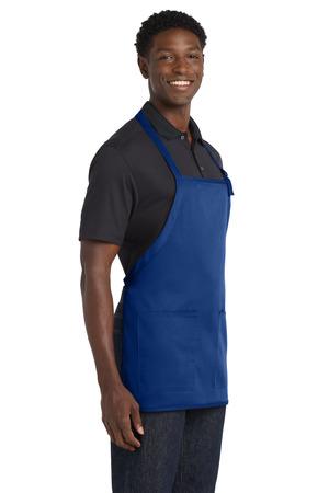 Port Authority Medium-Length Two-Pocket Bib Apron. A601