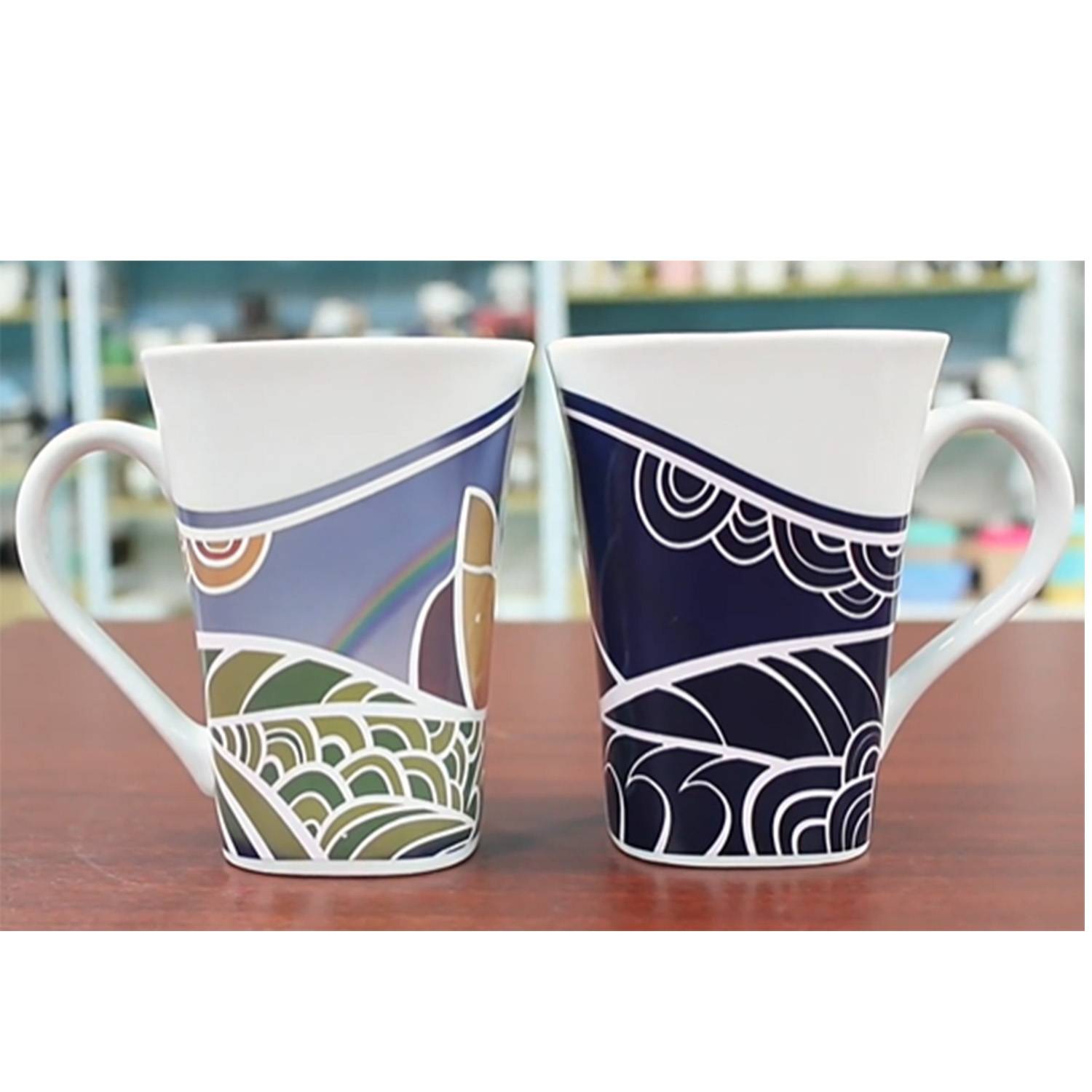 11oz Creative Color Changing Ceramic Mug for Office 5