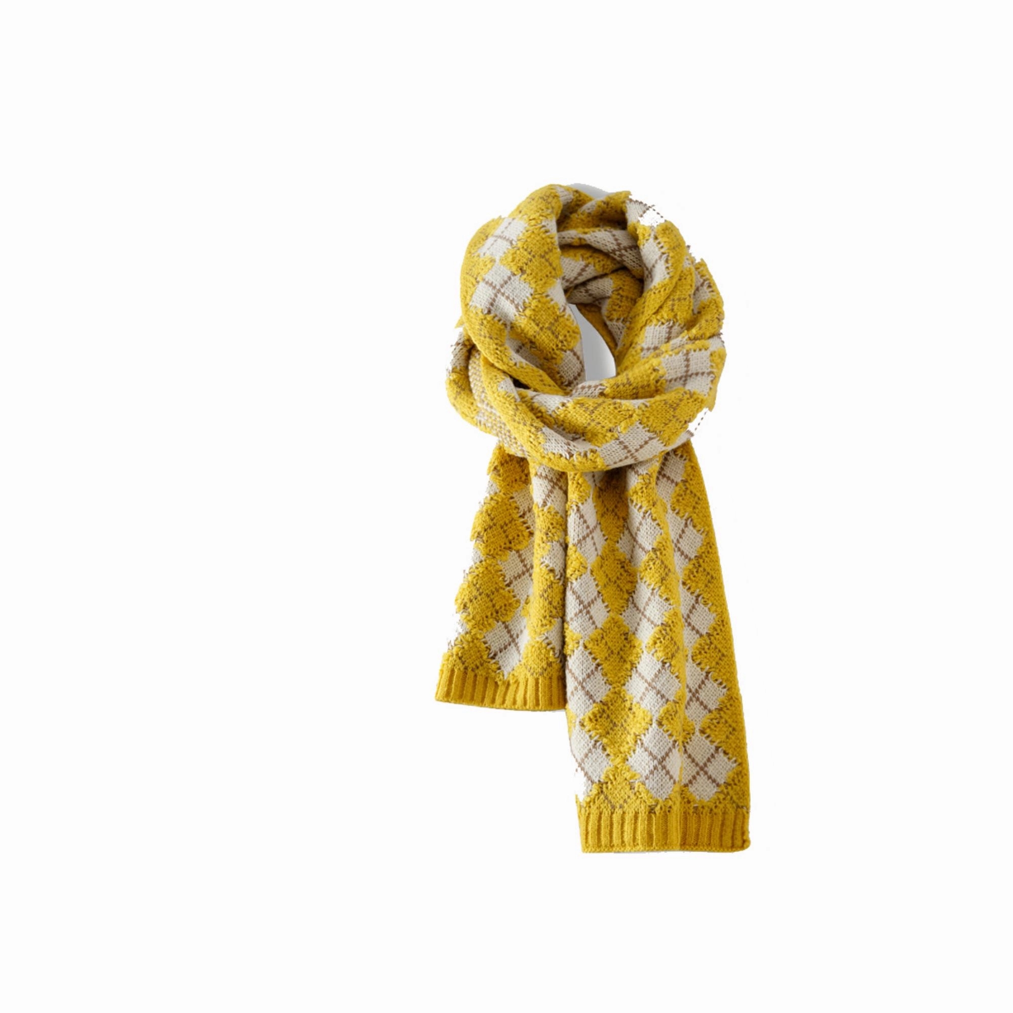 Acryli Knitted Scarf MOQ 100PCS 2
