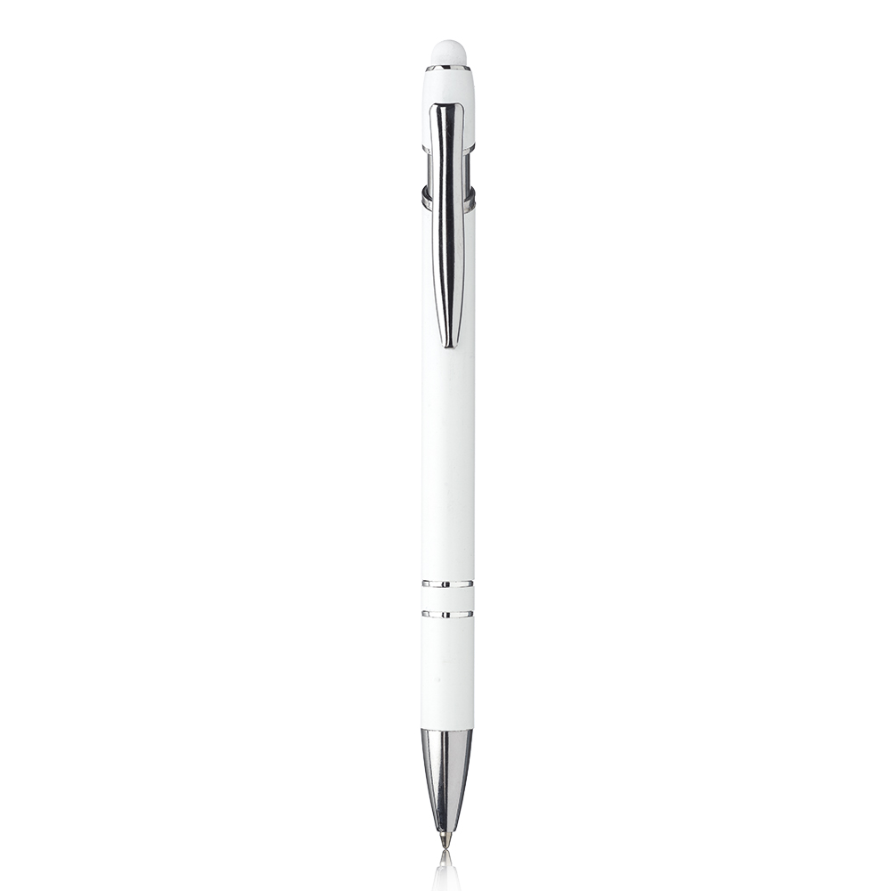 Sleek Metal Stylus Pen with Chrome Trim 4