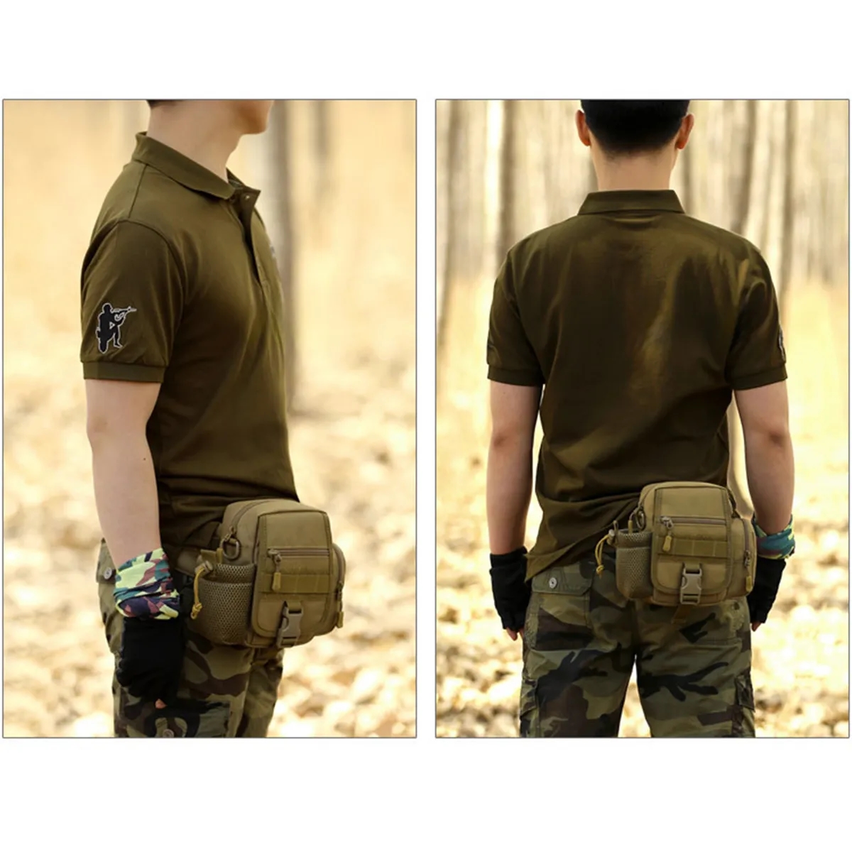3L Tactical Waist Cycling Hiking Fishing Crossbody Bag 2