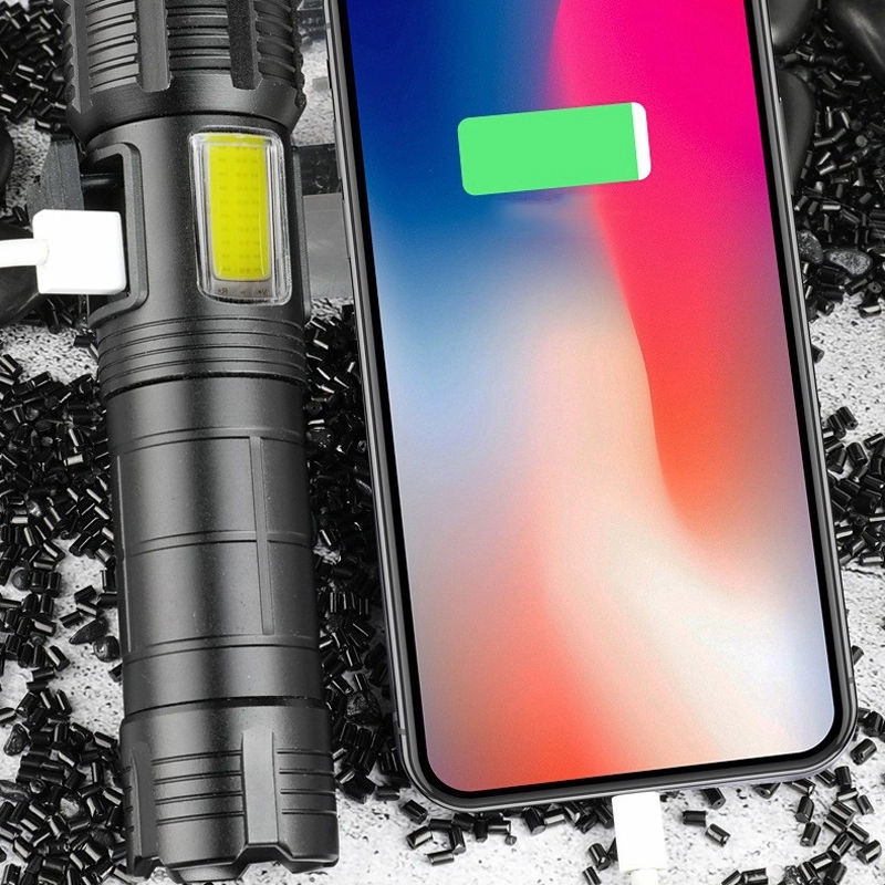 Custom Rechargeable Zoomable Flashlights 6