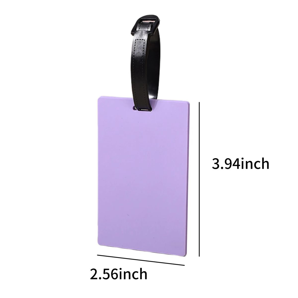 Silicone Luggage Tag with Privacy Cover 6