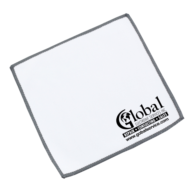 6" x 6""DoubleSide" 2-in-1 Spot Color Microfiber Cleaning Cloth & Towel 23