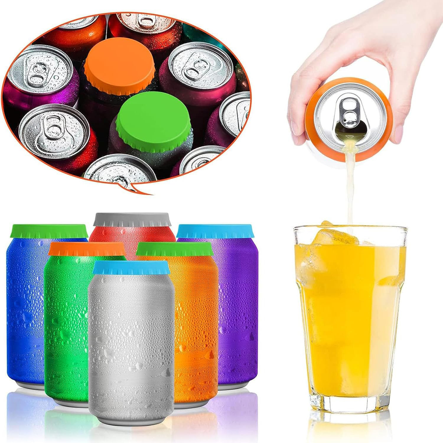 Silicone Soda Can Lids 1