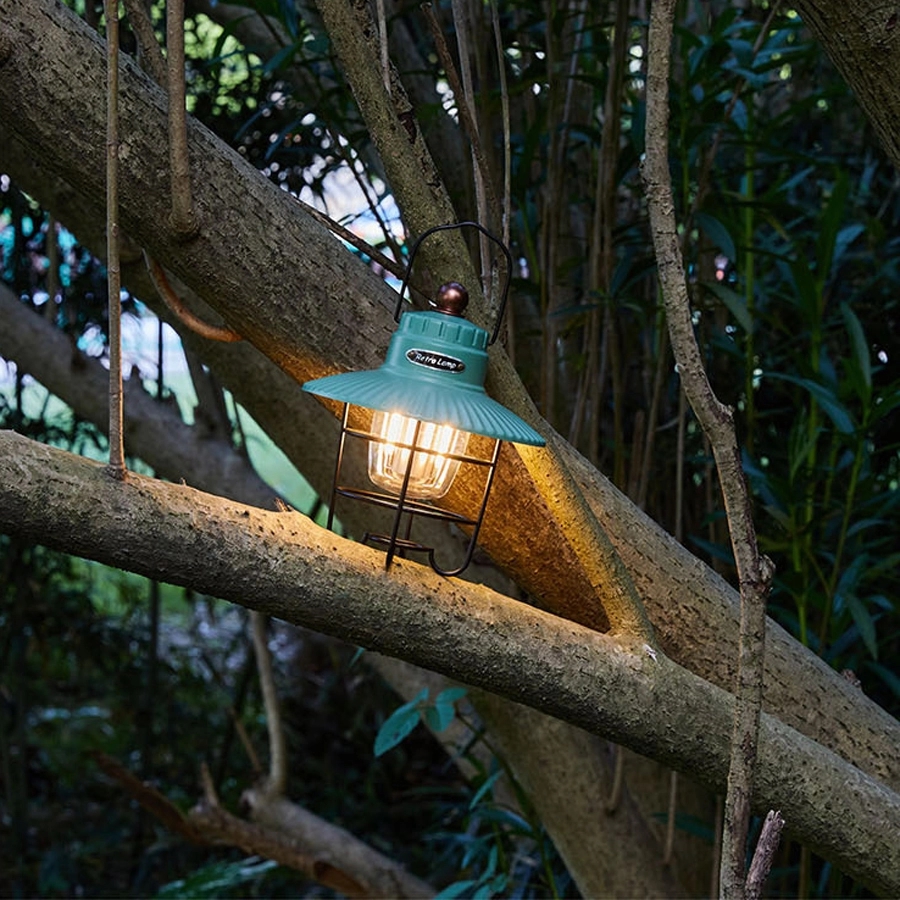 Retro Outdoor Camping Light & Picnic Lantern with Power Bank 6