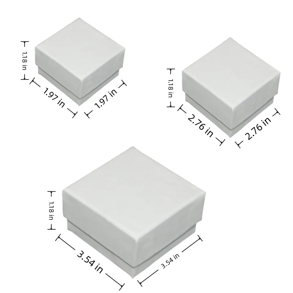 Kraft Jewelry Gift Box with Foam Insert 10