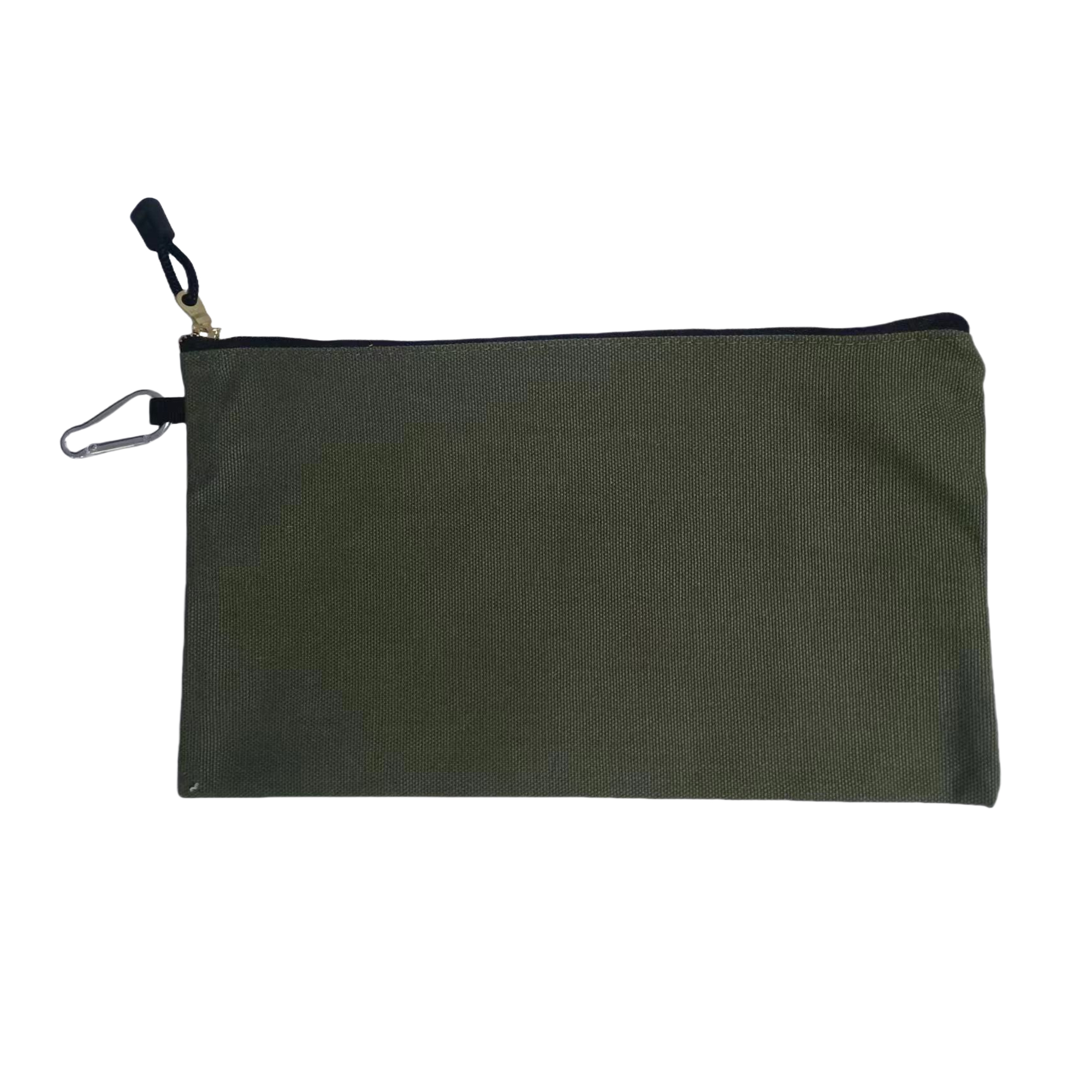 Customizable Canvas Metal Zipper Tool Kit Pouch for Stationery Makeup Travel Organizer 2