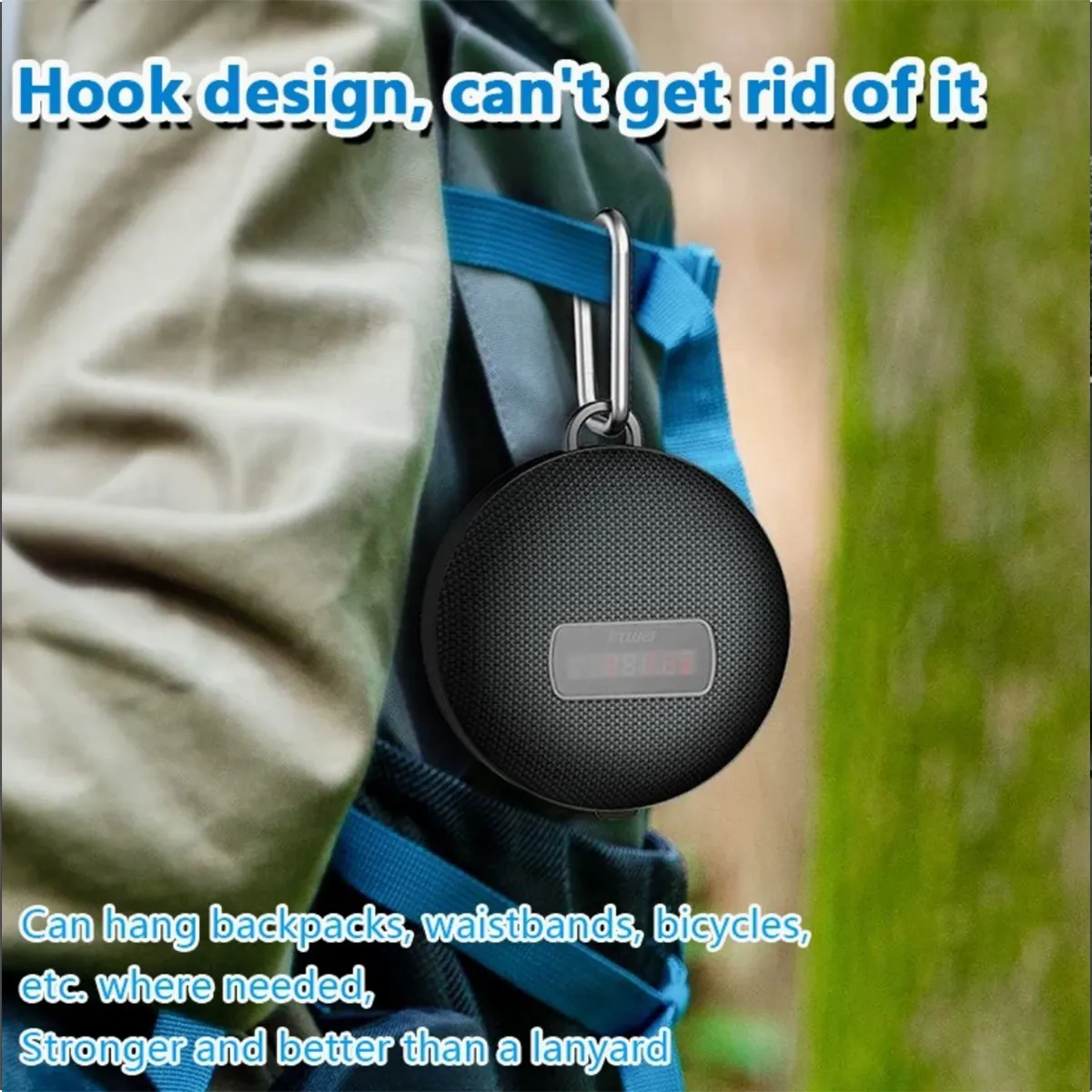 Bike-Mount Waterproof Bluetooth Speaker With Speed Display 5