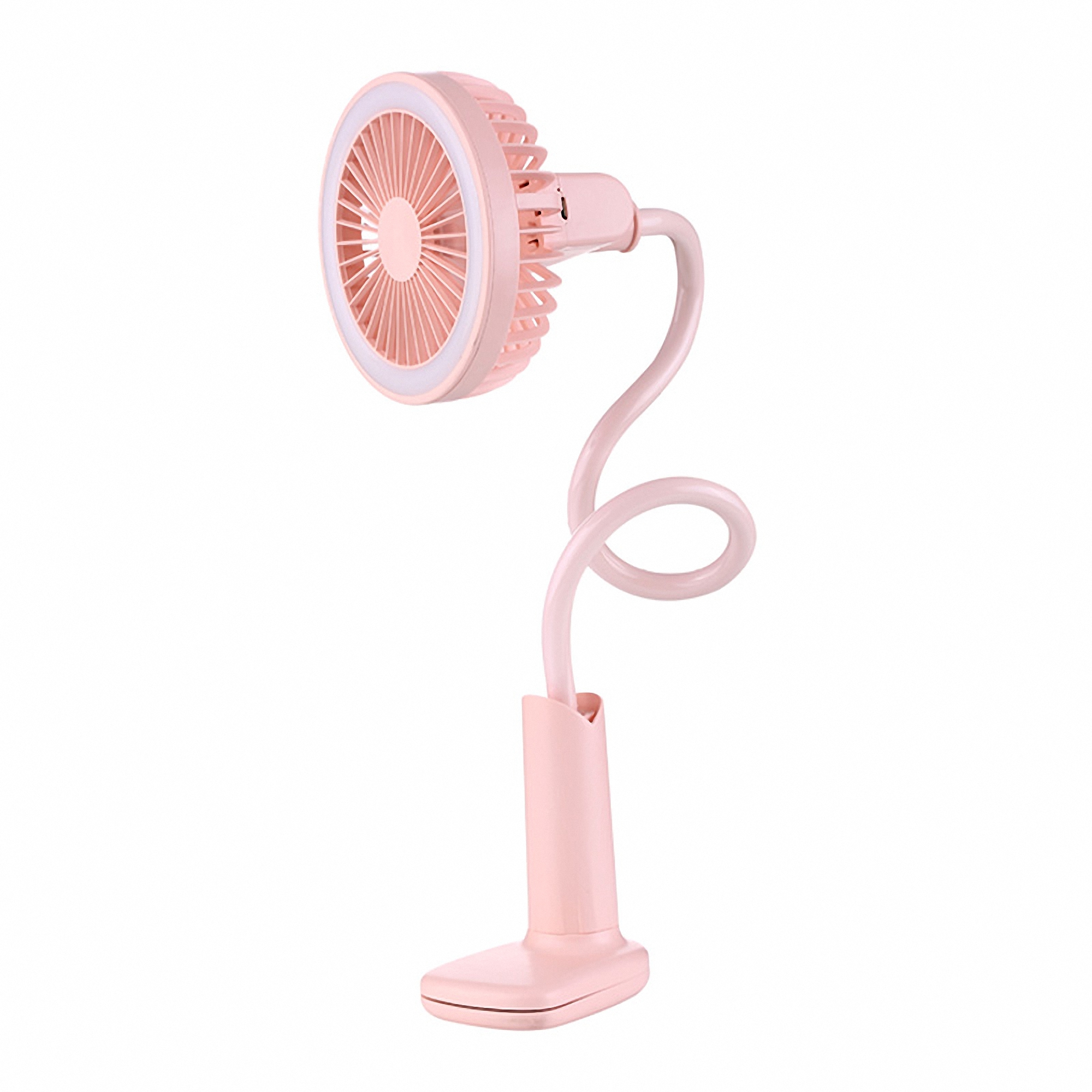 USB LED Reading Lamp with Clip and Cooling Fan 3
