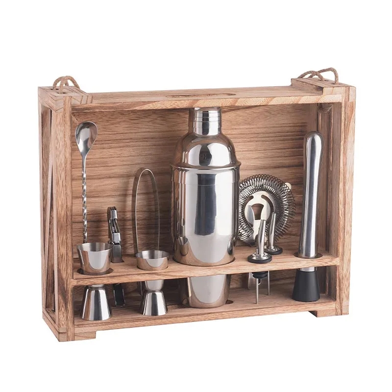 11-Piece Cocktail Bar Tool Set Bartender Kit 1