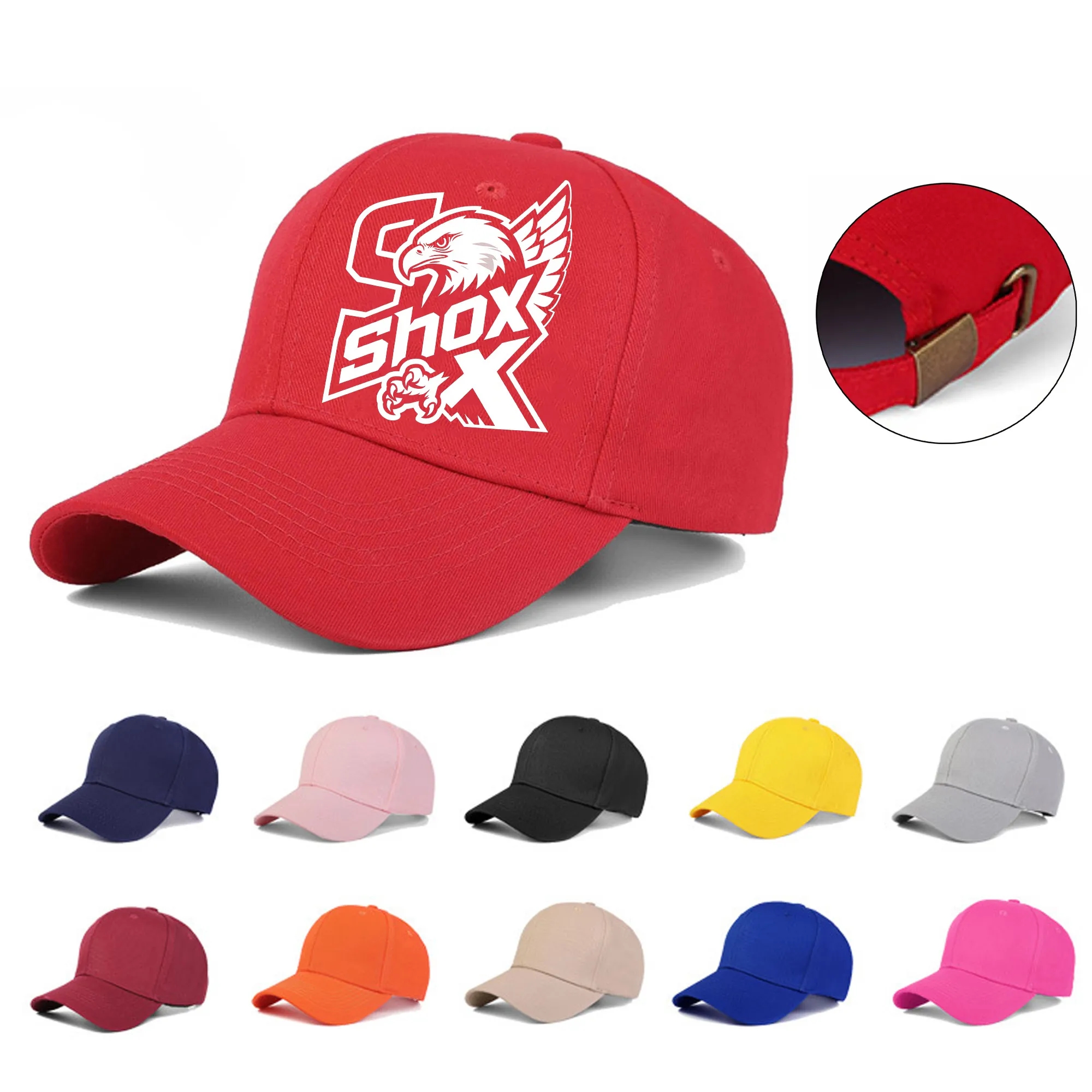 MOQ 20 100% Cotton Breathable Baseball Cap 15
