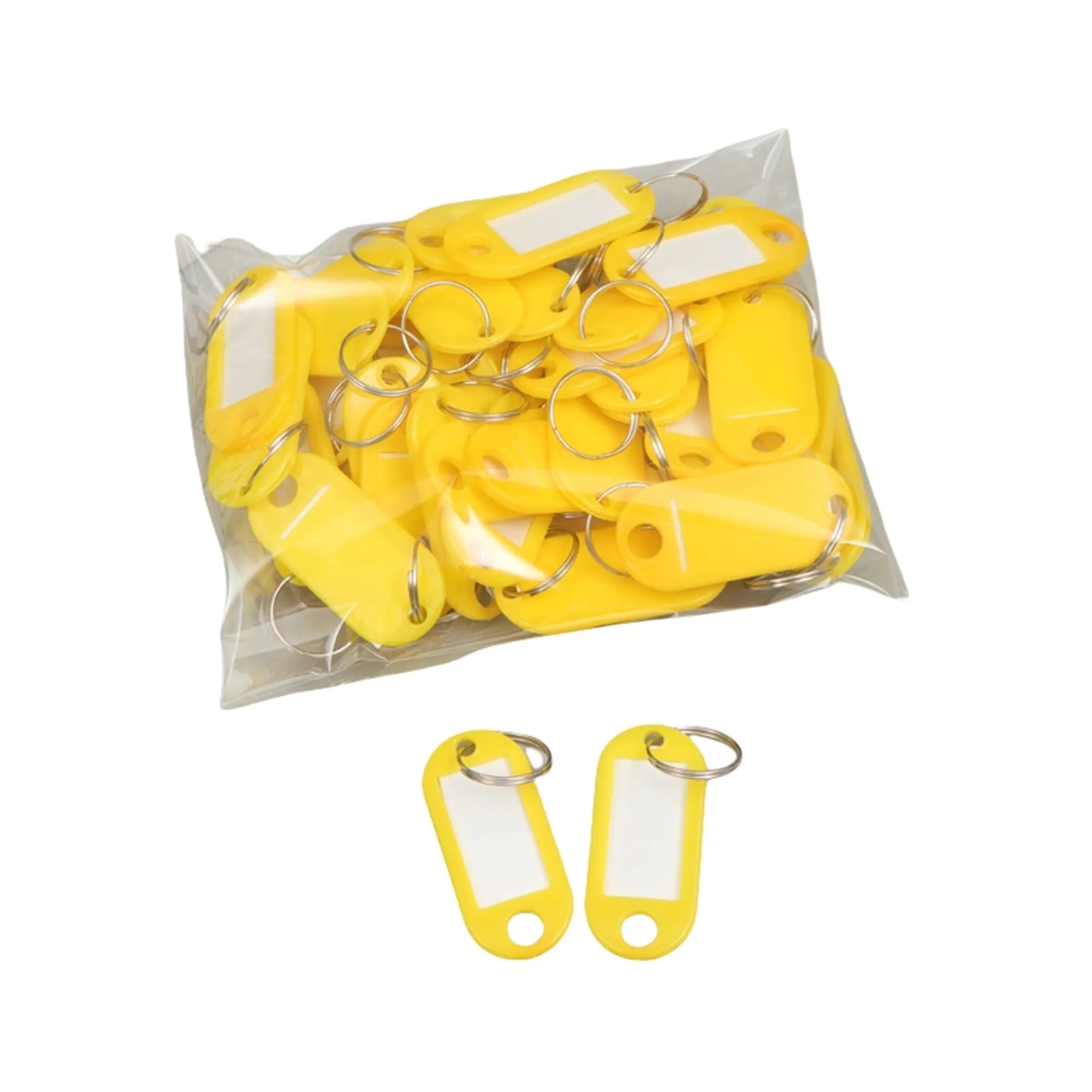 Durable Plastic Key Ring Tag Label Card 4