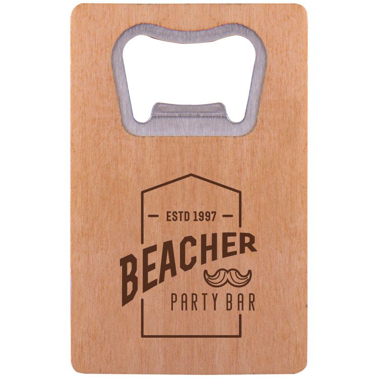 Wood Credit Card Bottle Opener 4