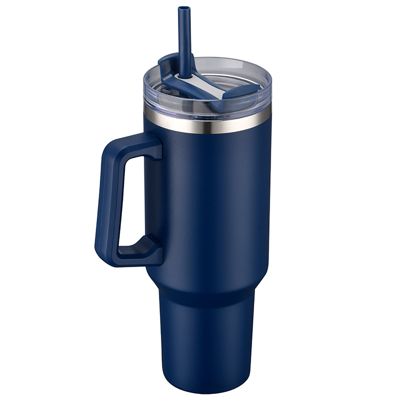 40oz. Travel Mug with Handle and Straw 14