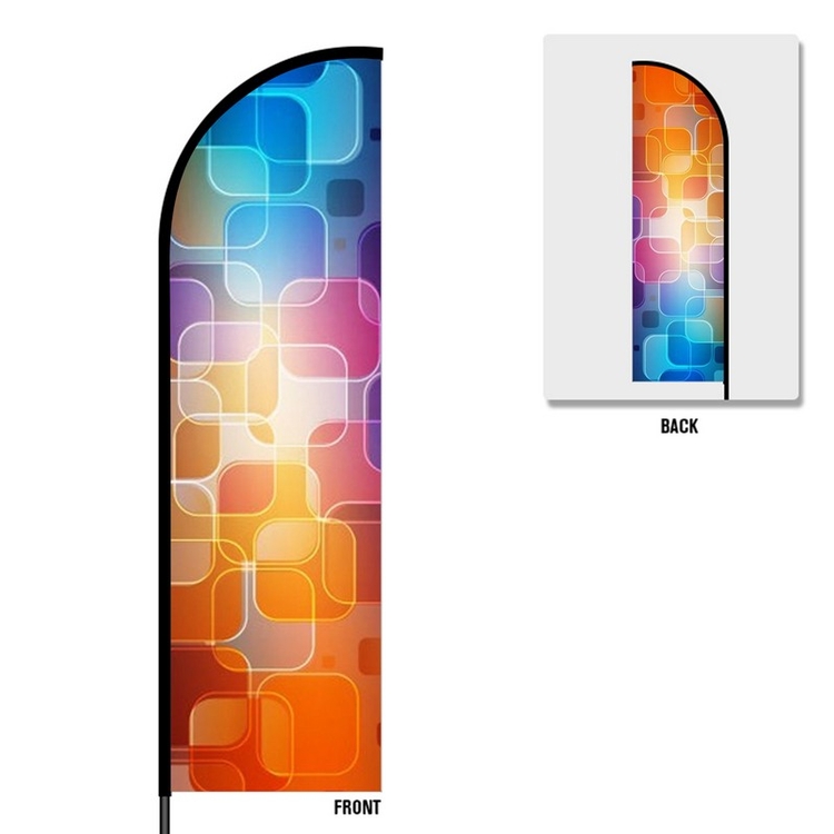 Flex Banner™ 14' Feather Flag Only, Double-Sided outdoor feather flag 3