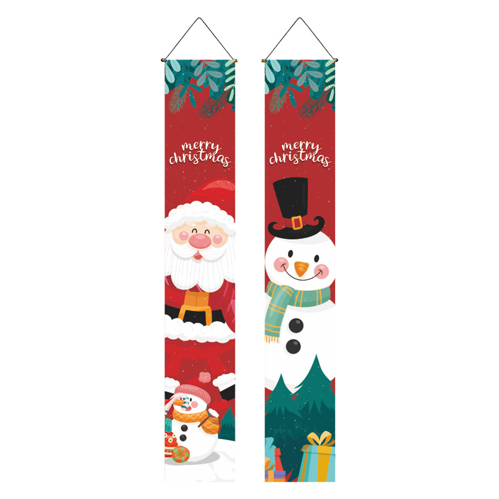 100 D Christmas Couplets Hanging Flags 2
