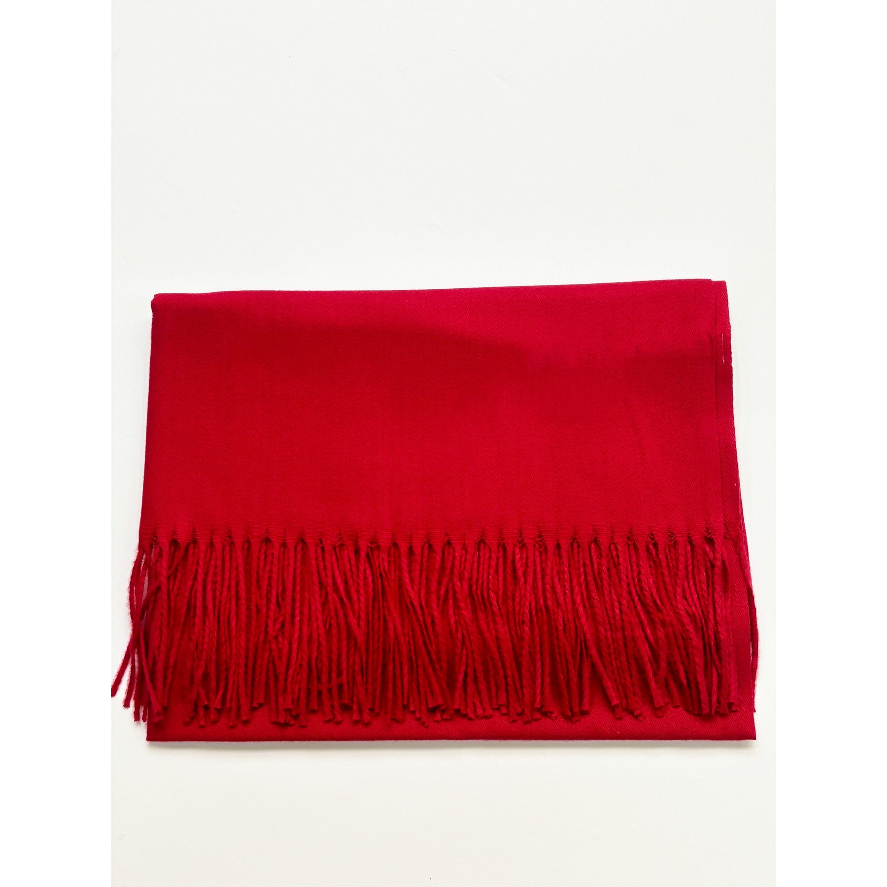 100% Polyester Red Scarf 3