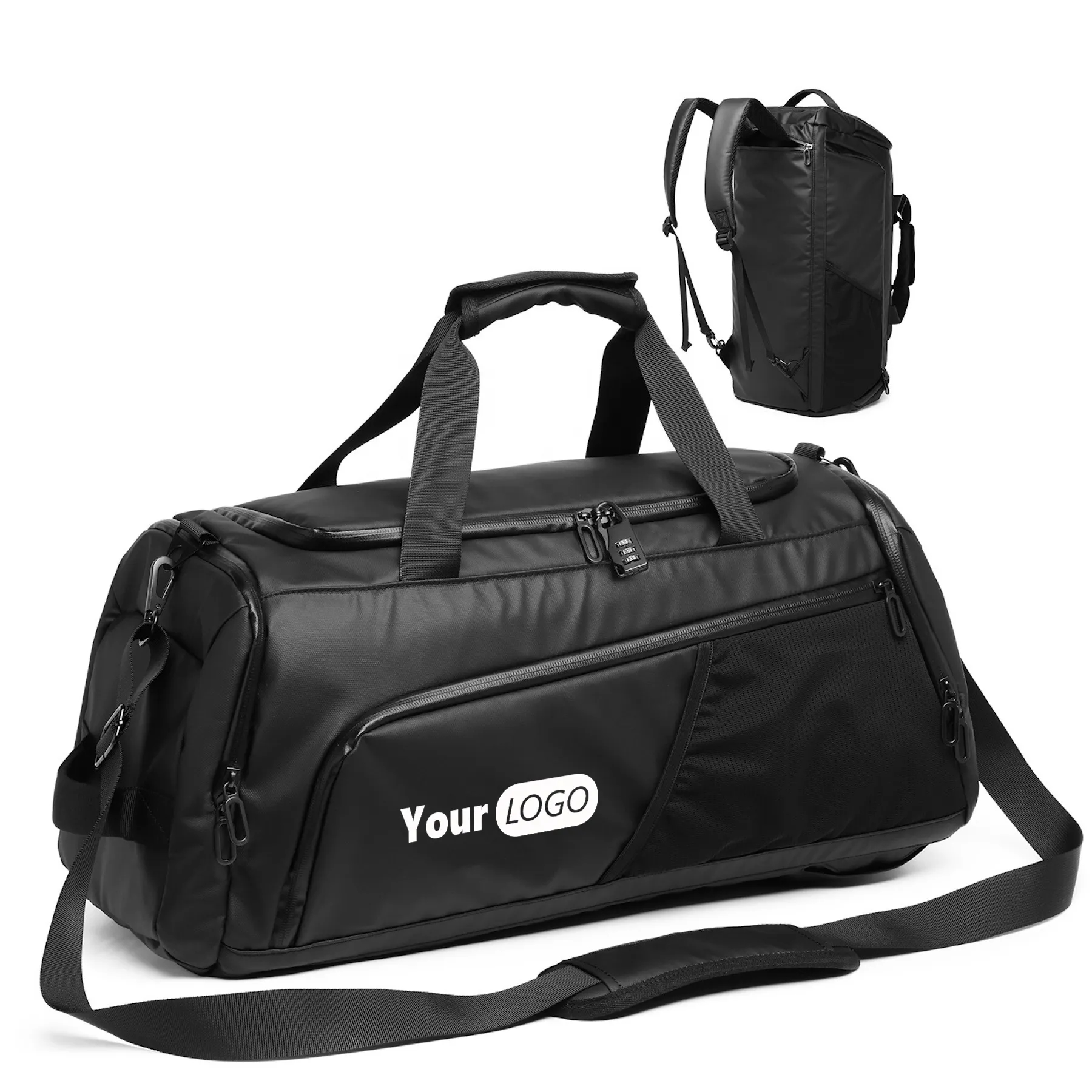 Waterproof Sports Bag for Ball with Shoe Compartment 2