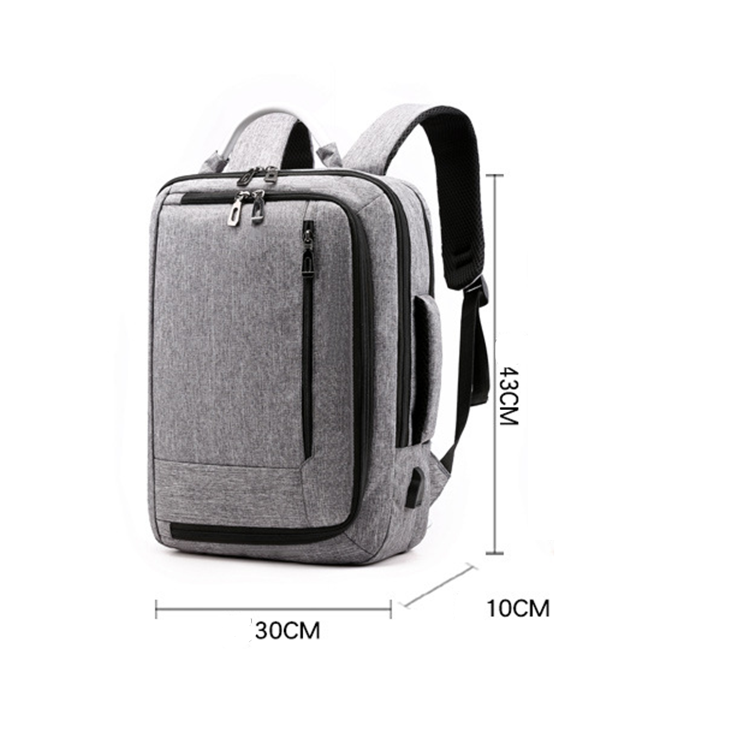 Business Backpack with USB Charging Port 1
