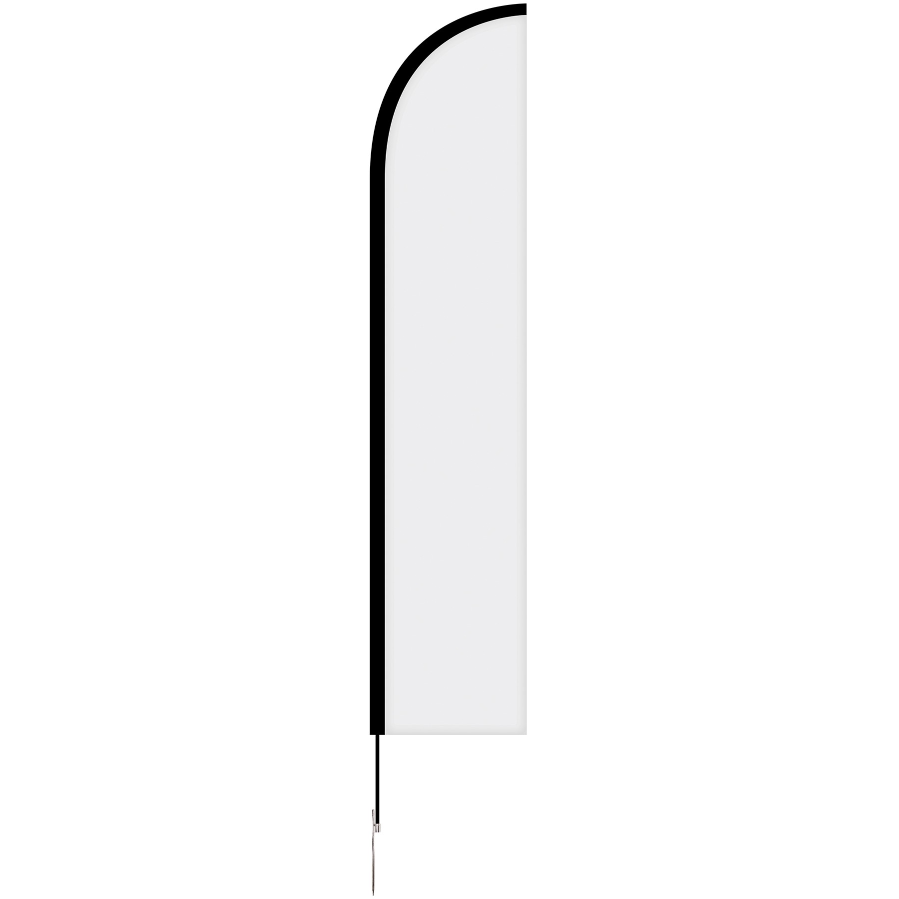 10' Double Sided Portable Half Drop Banner with Stand 3