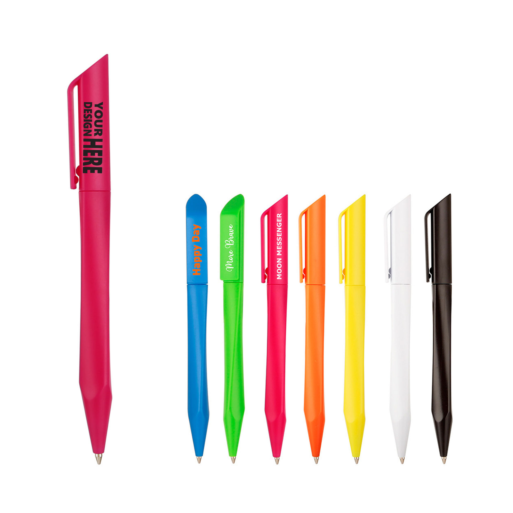 Twist Frosted Plastic Promo Gift Pen 1