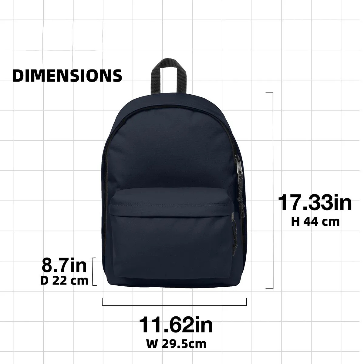 Classic Simple School Bag Backpack Student Daily Daypack 3