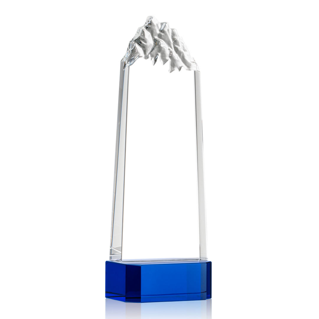 Himalayas VividPrint™ Award on Base - Blue 12