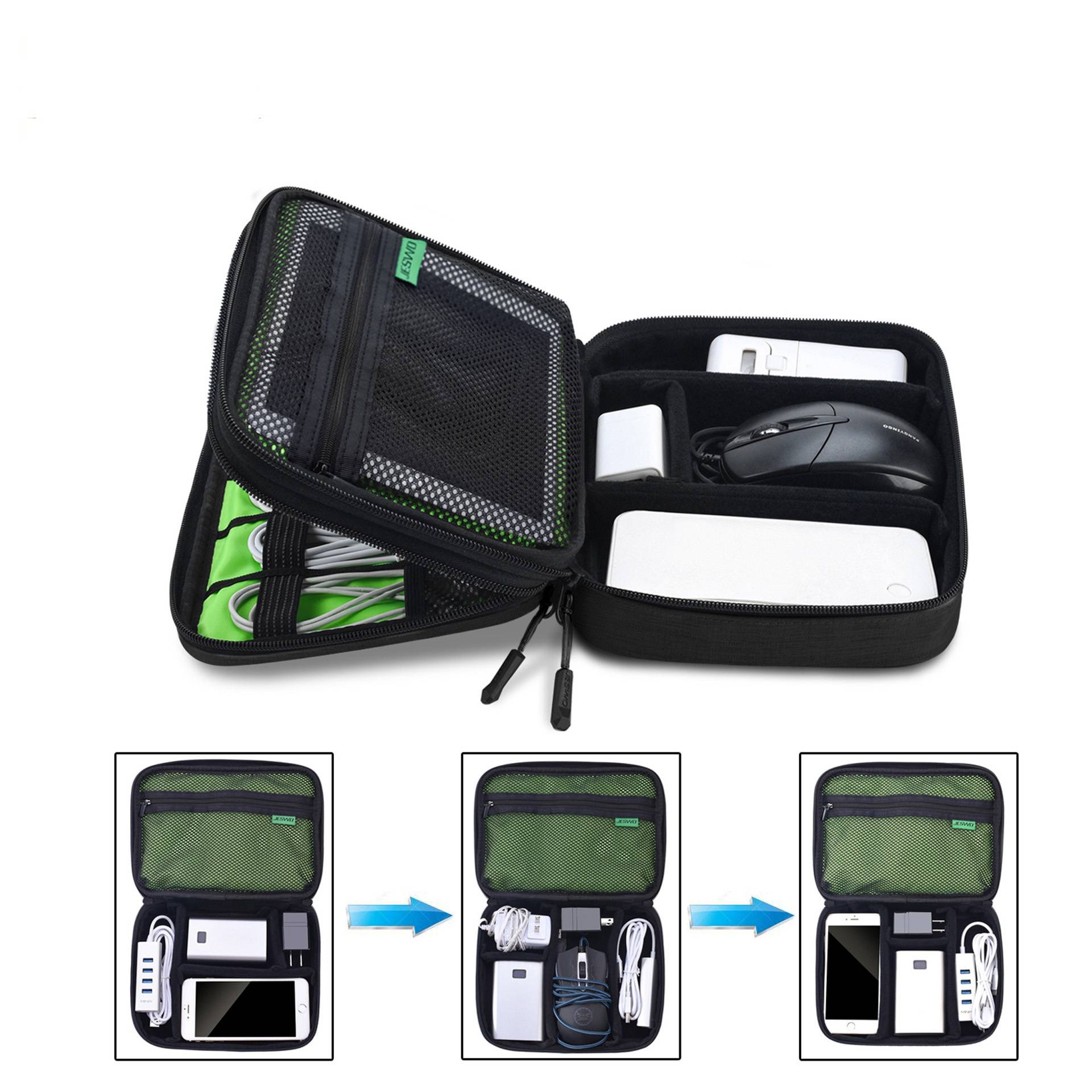 Travel Large Capacity Data Cable Storage Bag 1