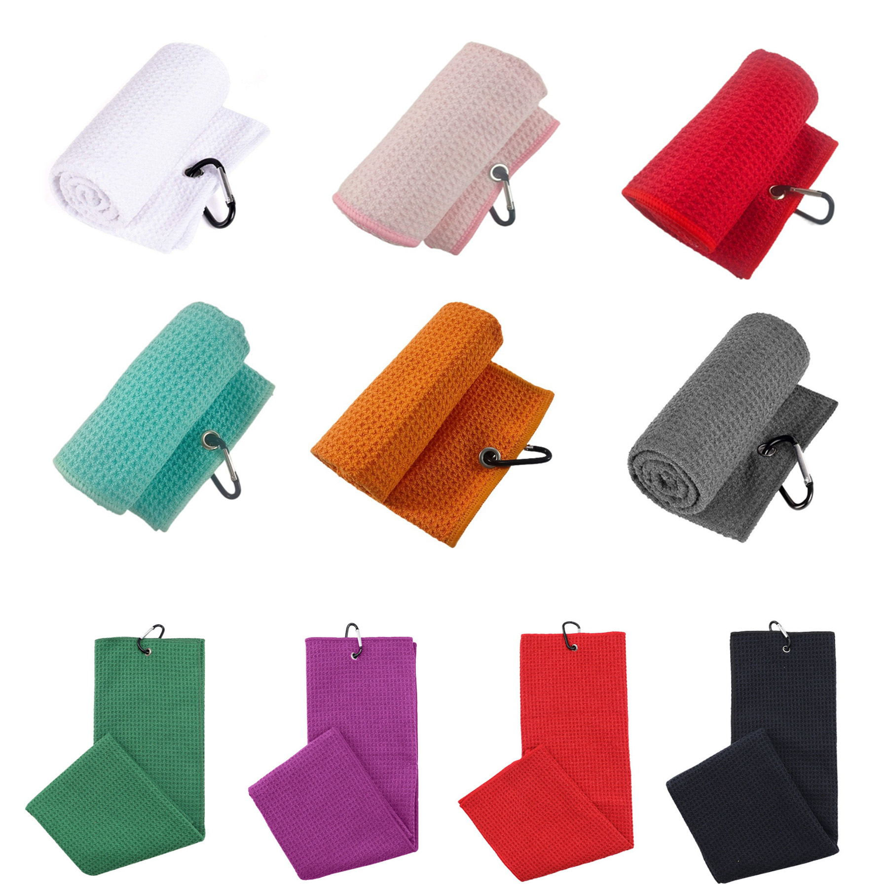 Golf Towel with Carabiner 6