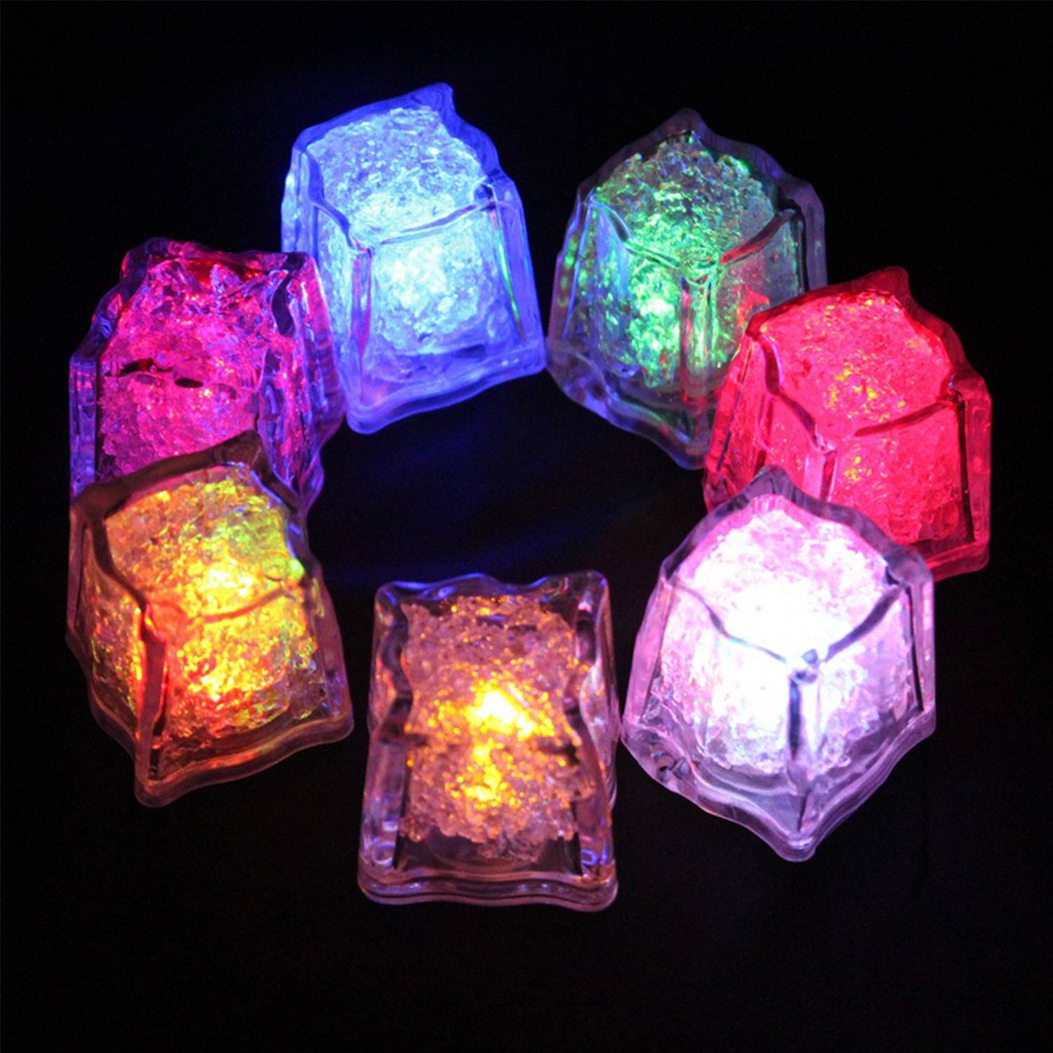 Light Up Colorful Flash Ice Cube 3