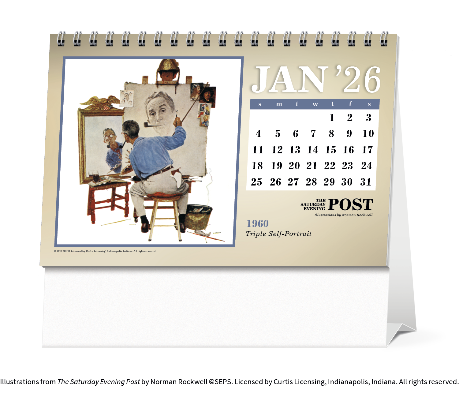 Triumph® Calendars The Saturday Evening Post Large Desk Calendar 29
