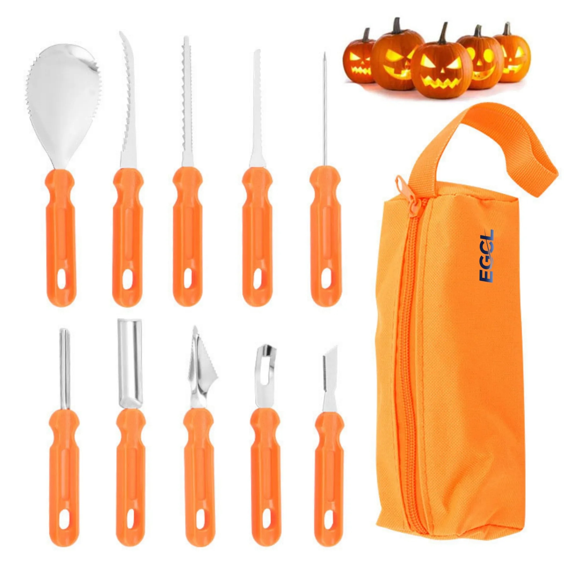 Pumpkin carving tool set