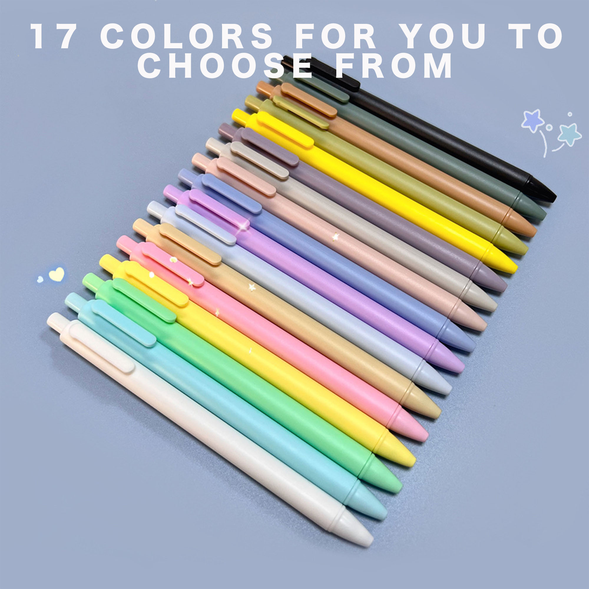 Simple Candy Color Press Neutral Pen 3