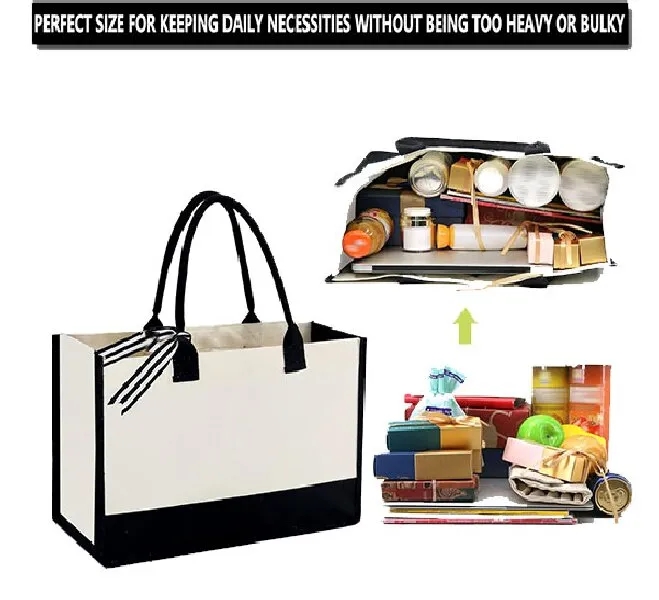 Personalized Canvas Tote Present Bag 3