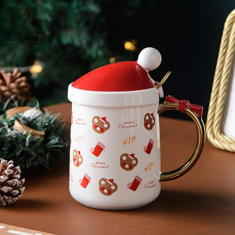 Christmas Hat Shaped Coffee Ceramic Mug 2