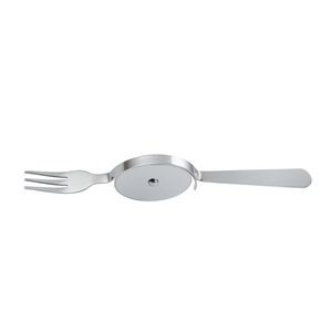 Stainless Steel Roller Pizza Cutter With Integrated Fork 2