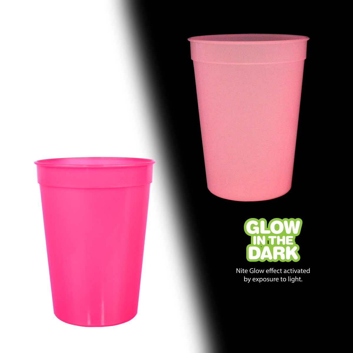 12 oz. Nite Glow Stadium Cup 1
