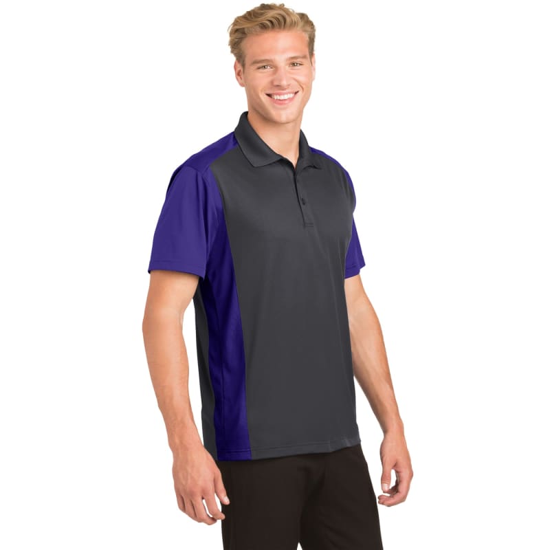 Sport-Tek Colorblock Micropique Sport-Wick Polo. 30