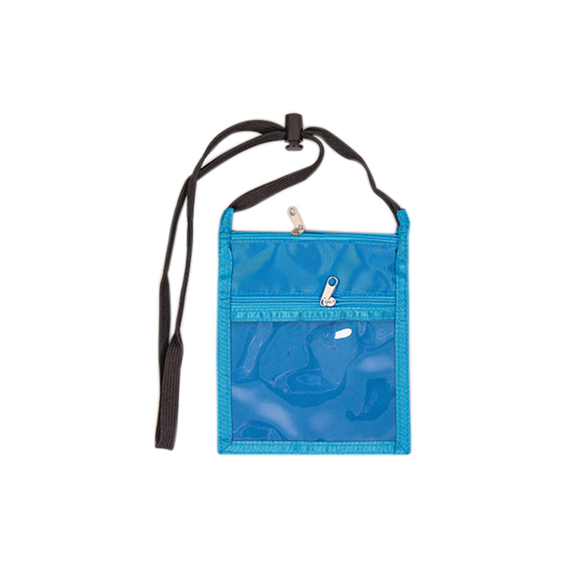Nylon Neck Wallet With Multi Pocket 6.7" x 5.1" 3