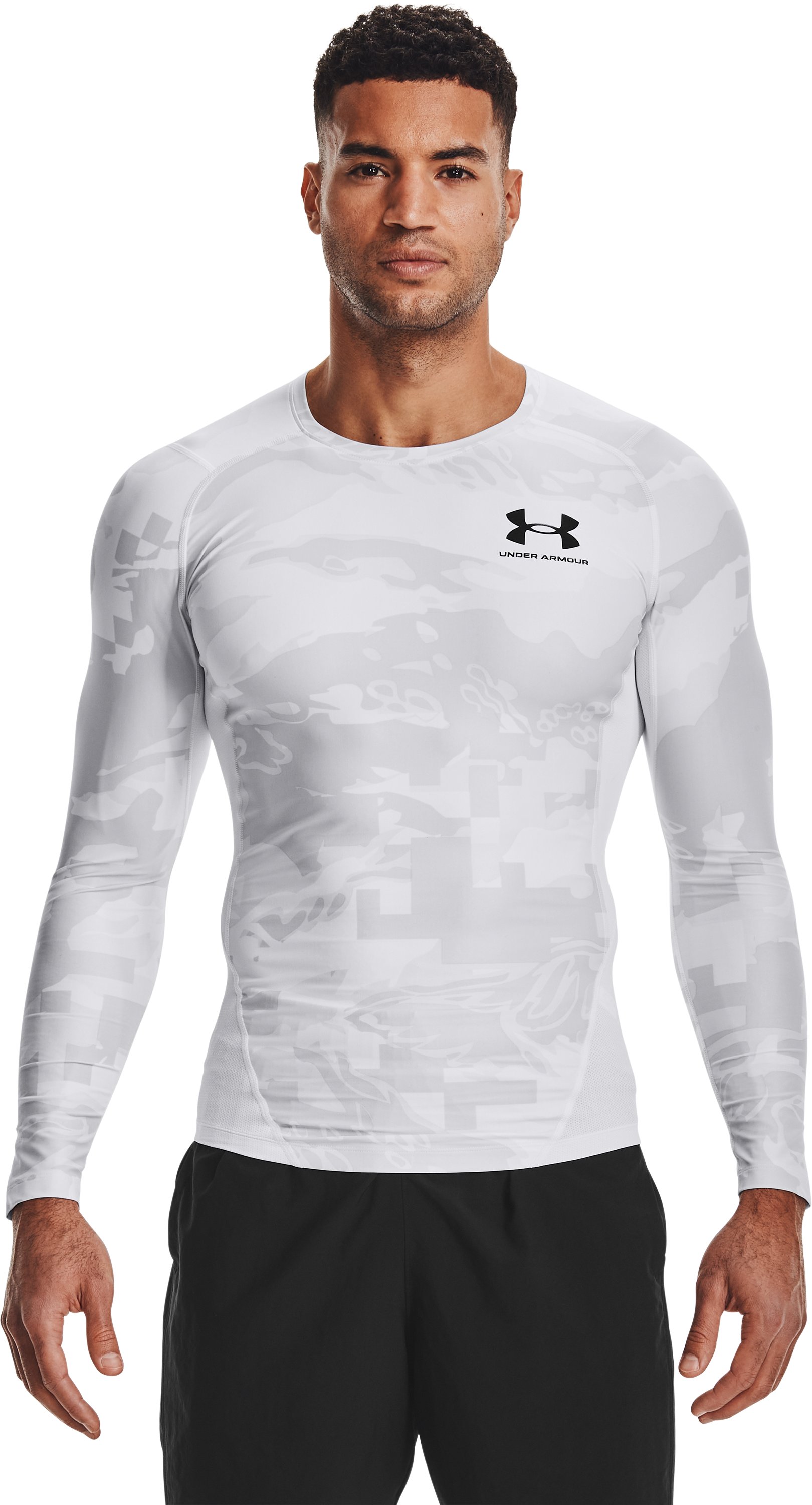 Men's UA Iso-Chill Compression Printed Long Sleeve 2