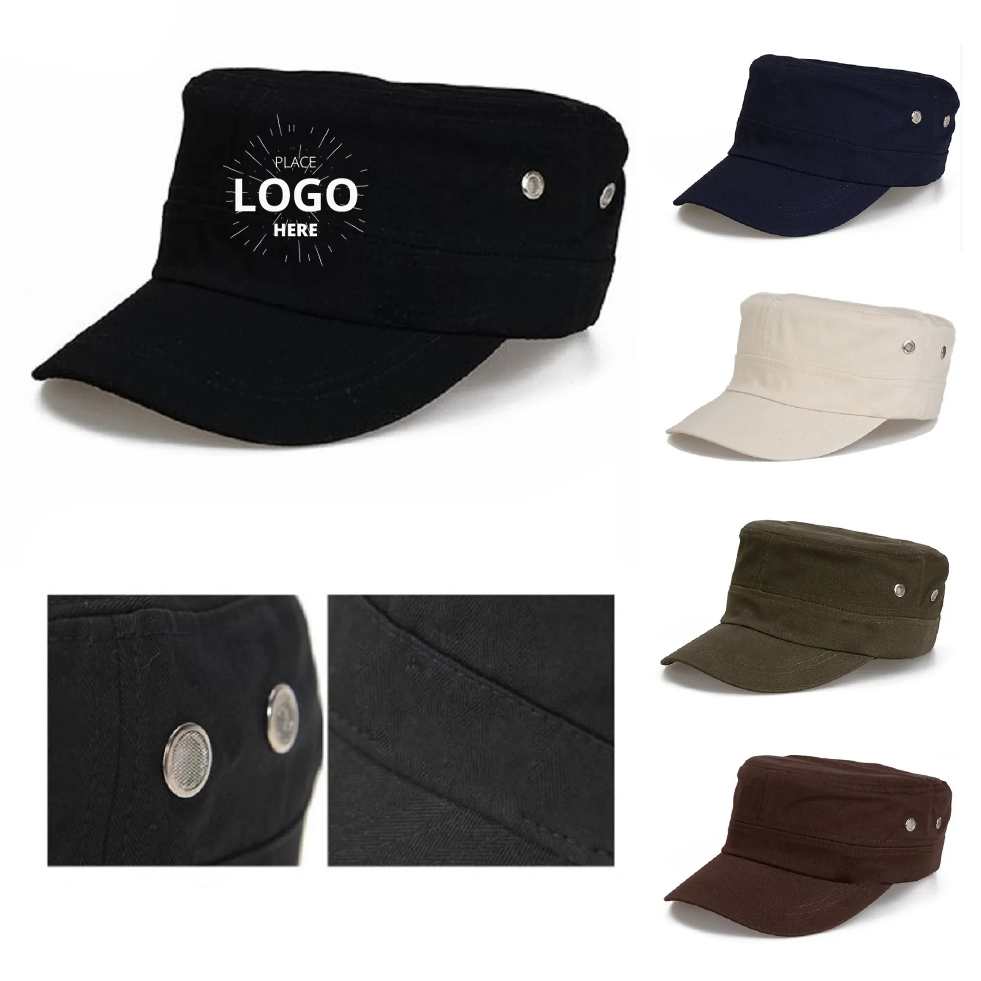 Organic Cotton Twill Coppy Hats 1