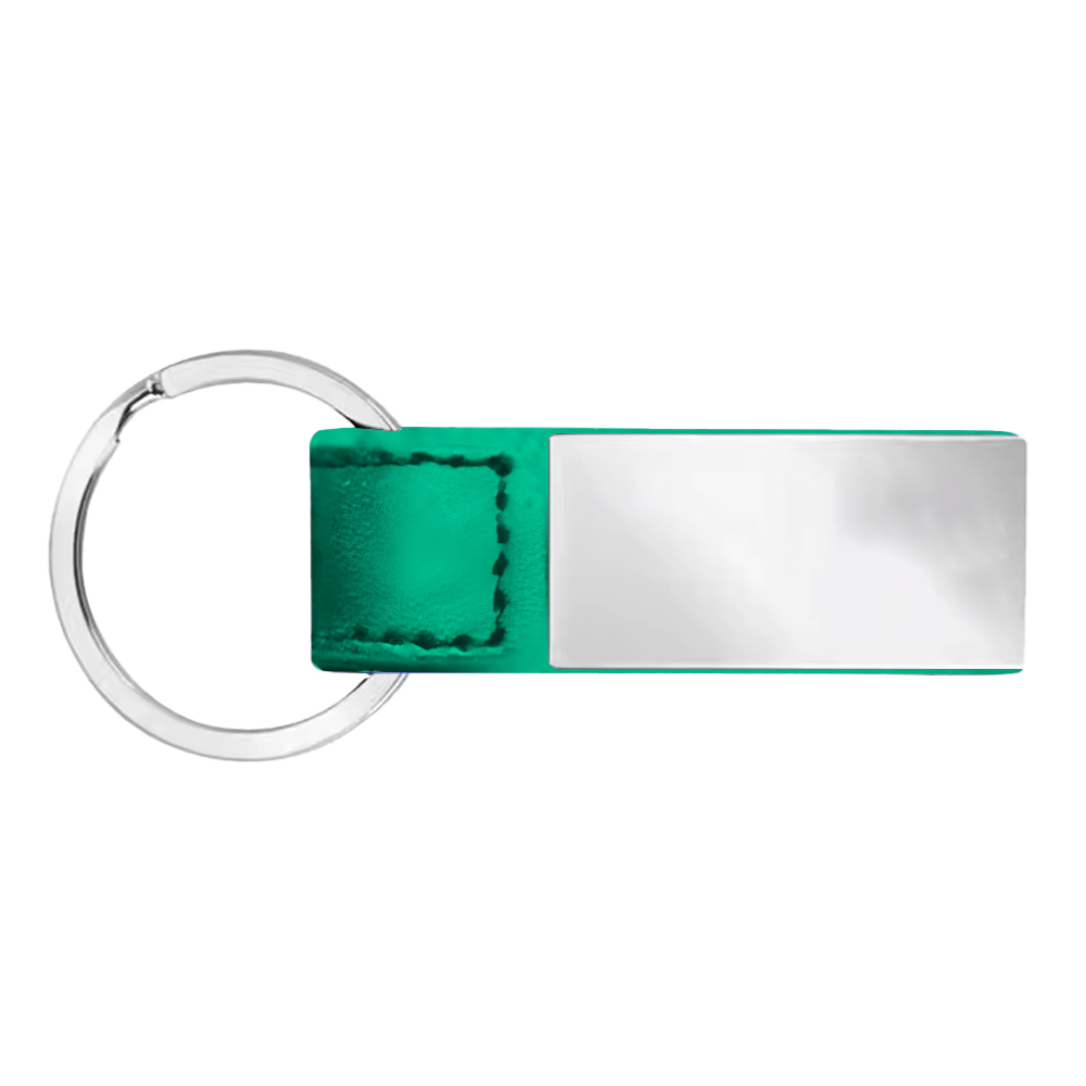 SleekPlate Leather & Metal Key Fob 7