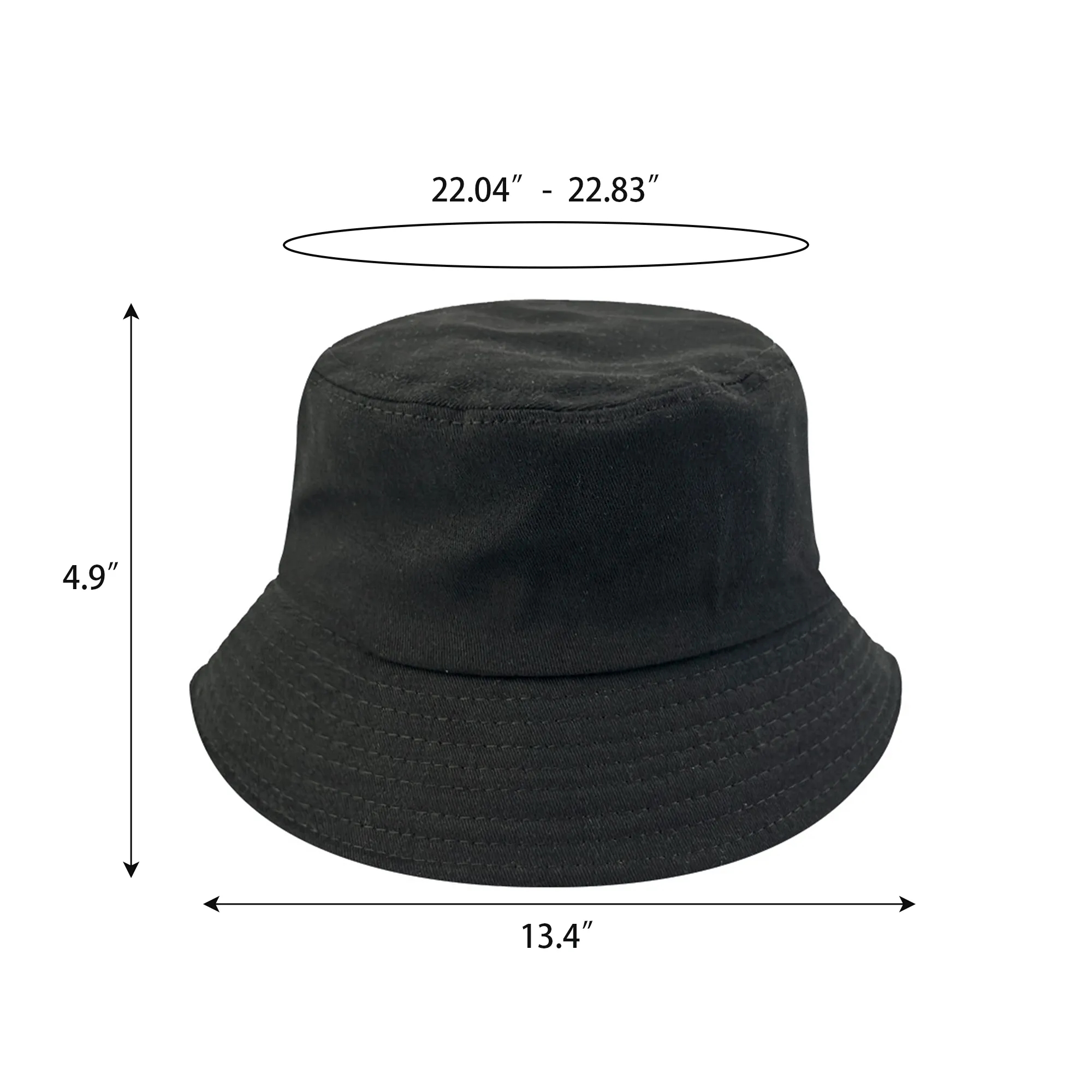 Folding Cotton Unisex Beach Outdoor Fisherman Hat 8