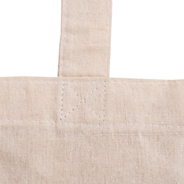 Calico Bag with Gusset, custom tote bag with logo imprint 4