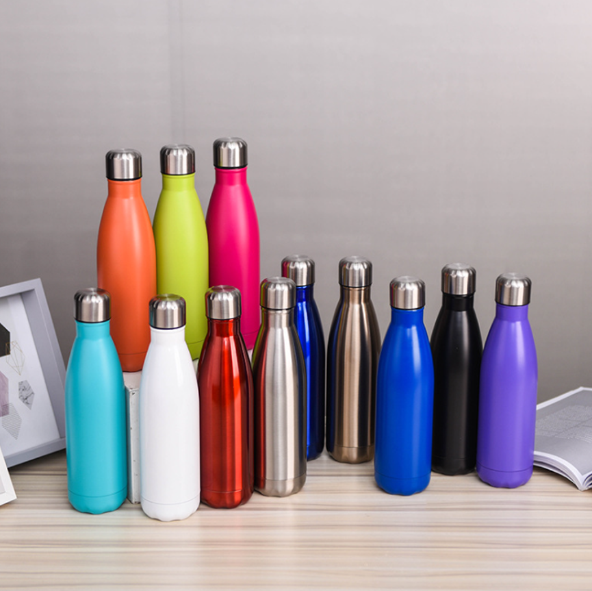 17 oz Double Wall Stainless Steel Water Bottle 1
